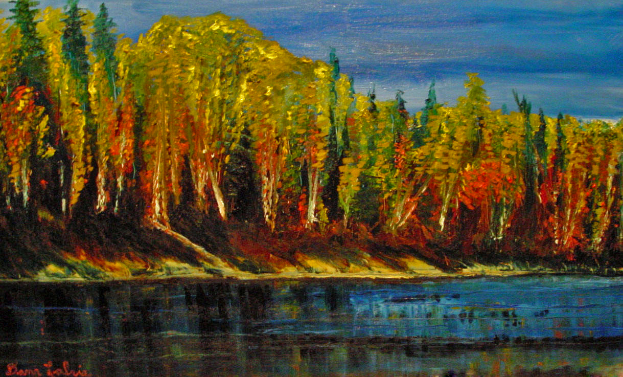 Drifting By Birch Trees Water